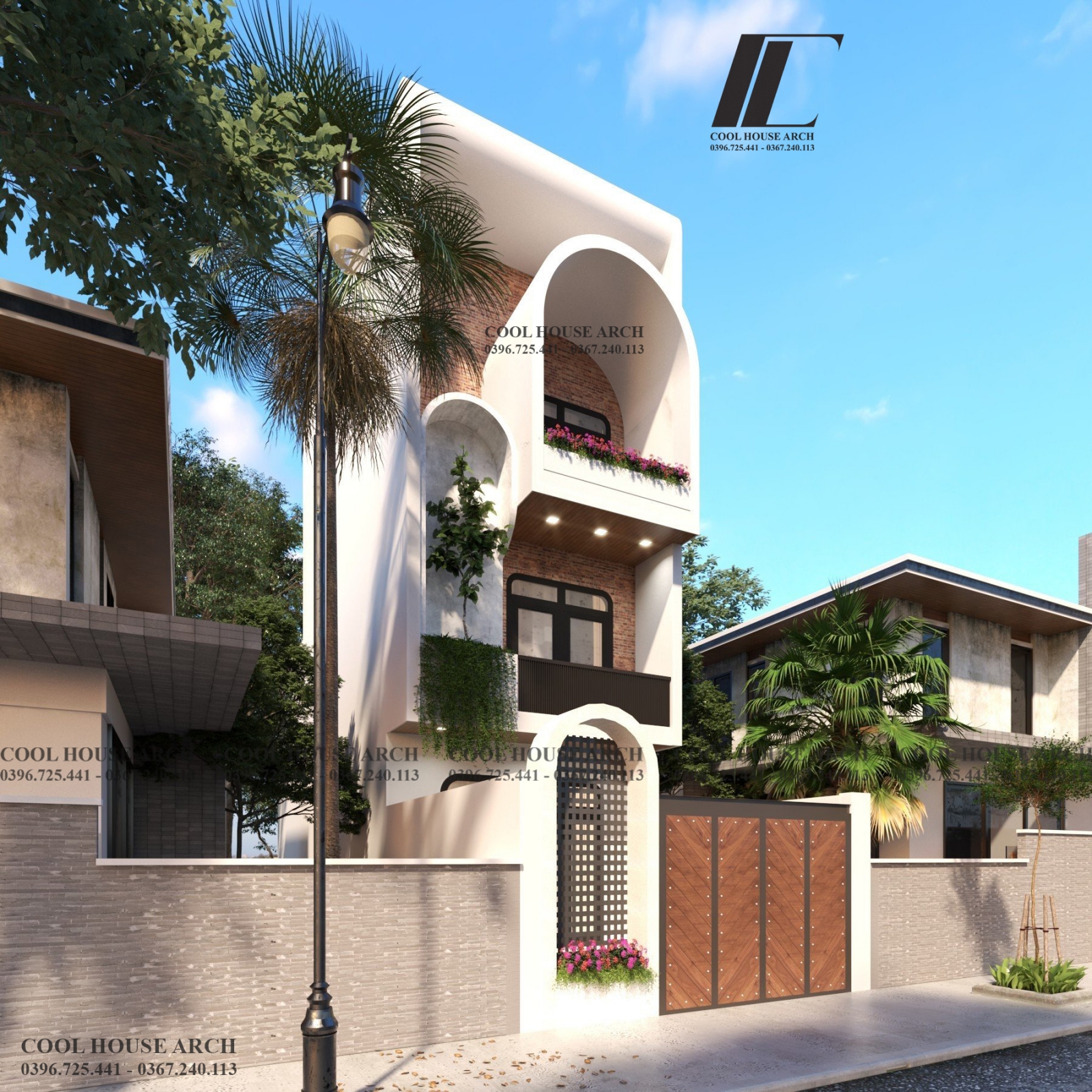 Mặt tiền công trình Linh’s House 2