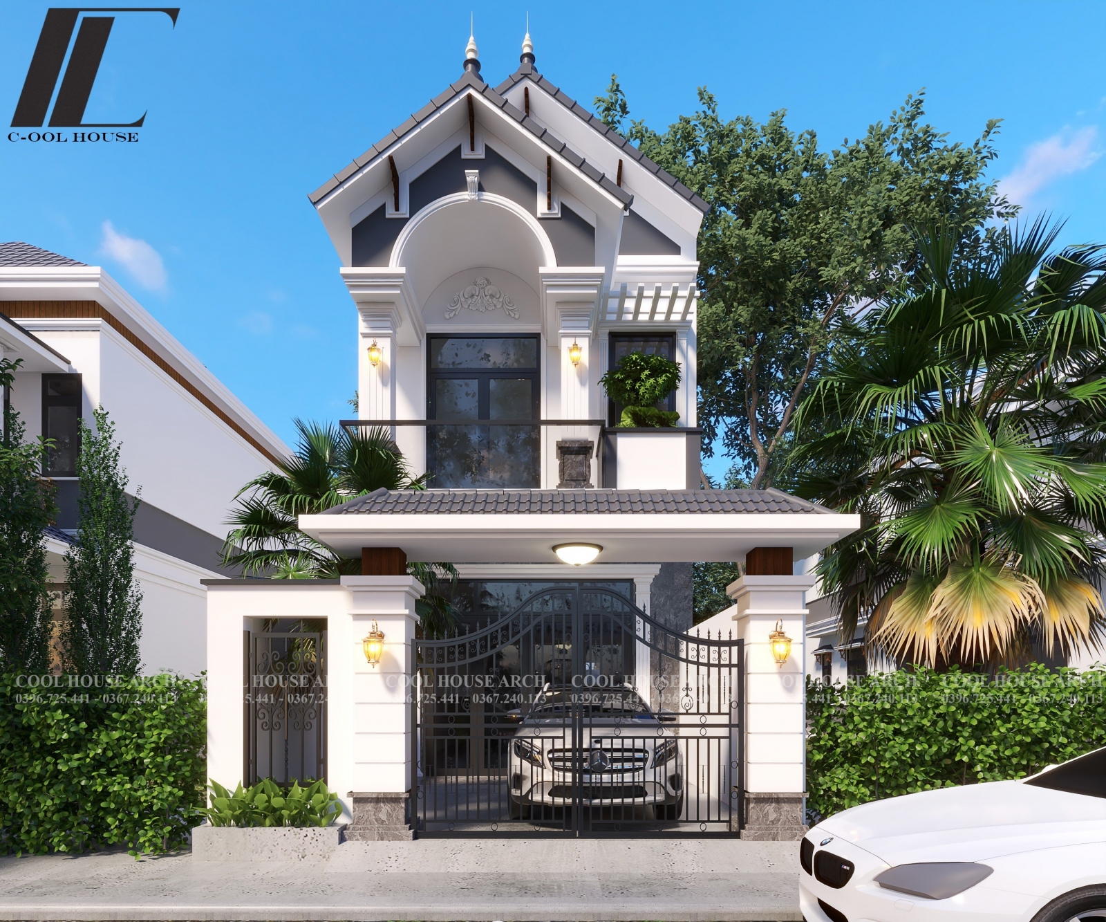 Phối cảnh tổng thể nhà phố