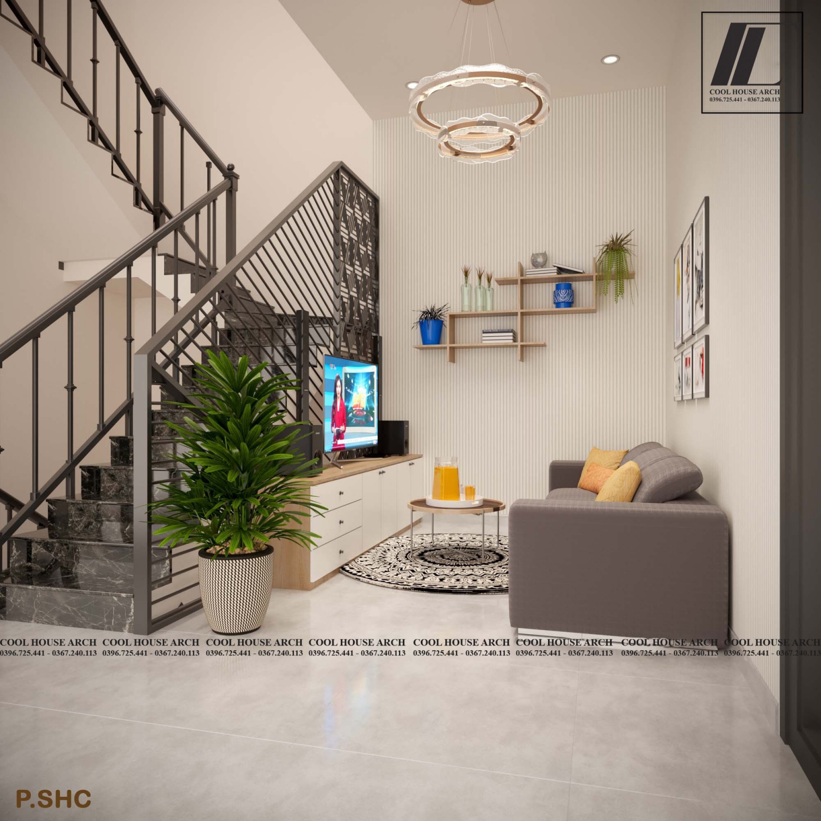 Phòng sinh hoạt chung tầng 2 – Góc thư giãn của cả gia đình