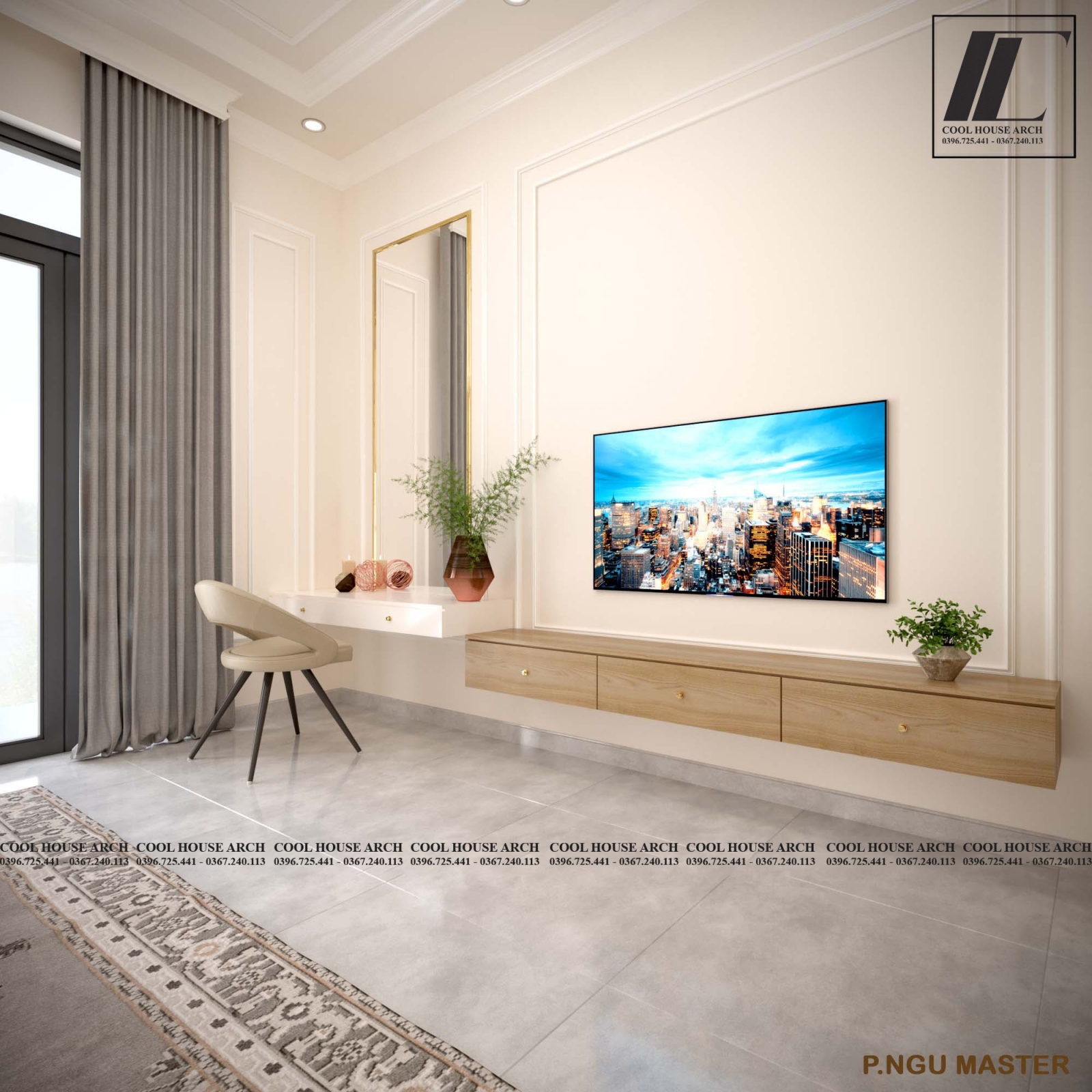 Phòng ngủ master – Sang trọng và tinh tế